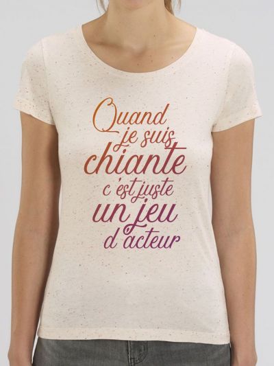 T-shirt femme "Jeu d'acteur"