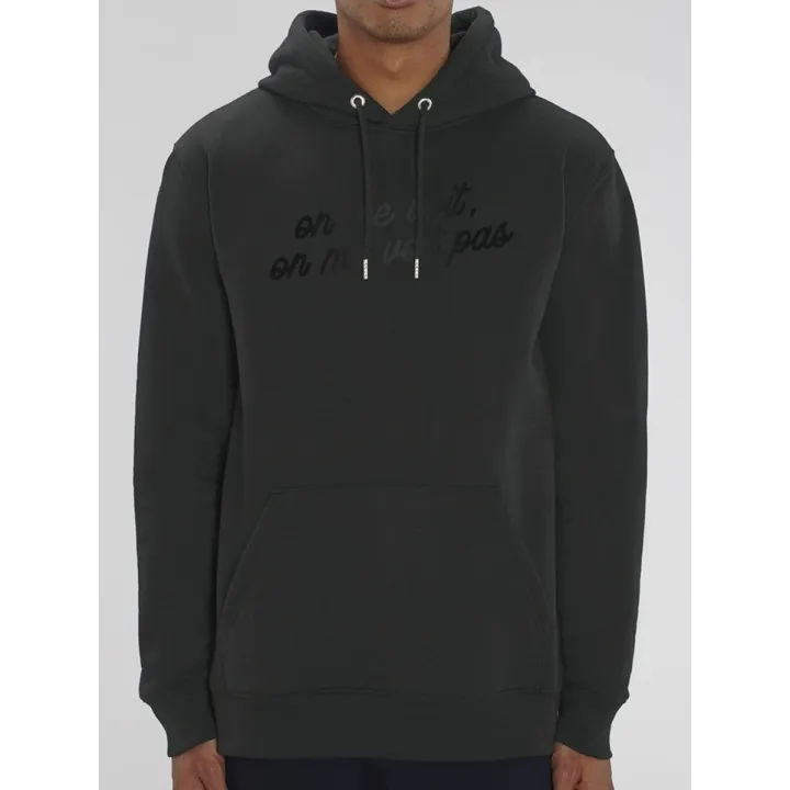 Sweat homme "On me voit, on me voit pas"