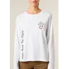 T shirt femme à manches longues "More amor por favor" 