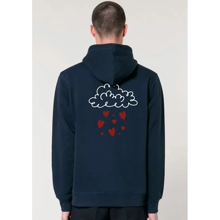 Sweat à capuche homme " More amor por favor "