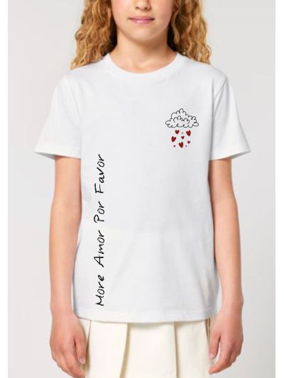 T shirt enfant " More amor por favor "