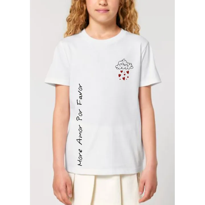 T shirt enfant " More amor por favor "