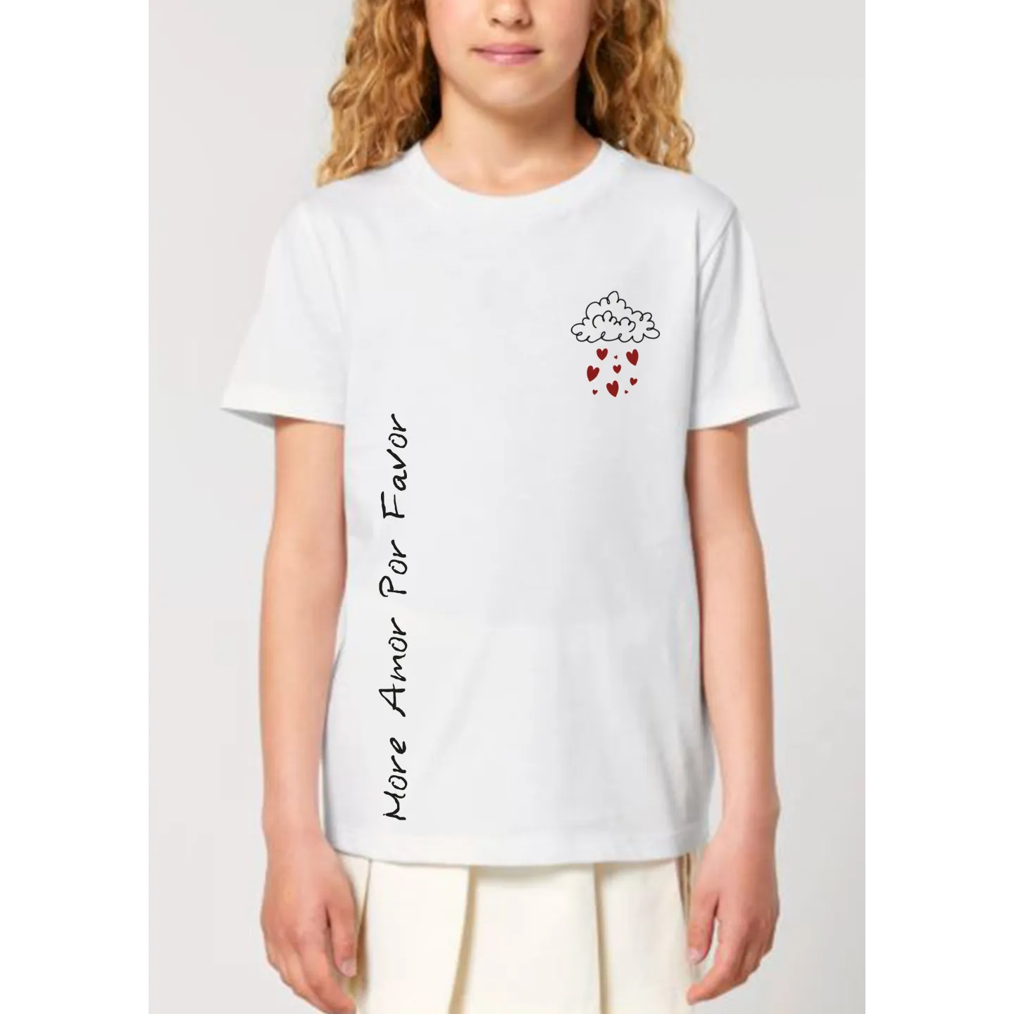 T shirt enfant " More amor por favor "