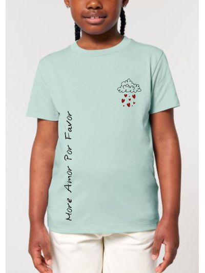T shirt enfant " More amor por favor "