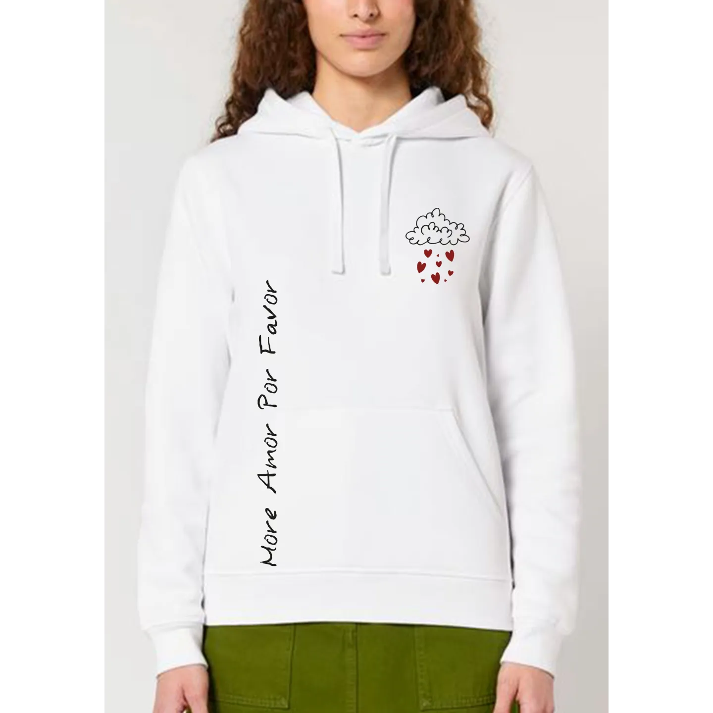 Sweat a capuche femme  " More amor por favor "