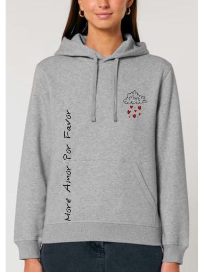 Sweat a capuche femme  " More amor por favor "