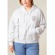 Veste zippée à capuche femme " More amor por favor " 