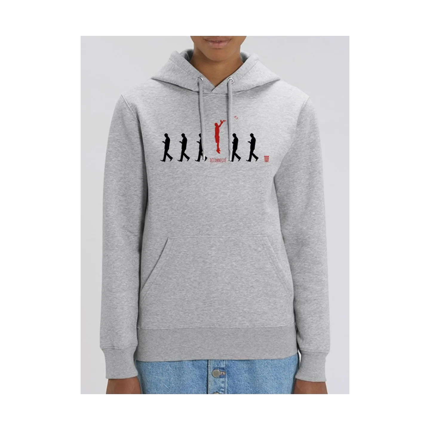 Sweat femme "Deconnecté"