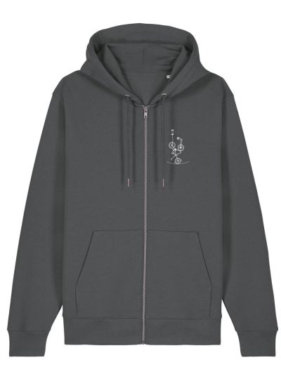 sweat zip equilibre coeur