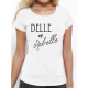 T-shirt femme "belle et rebelle"