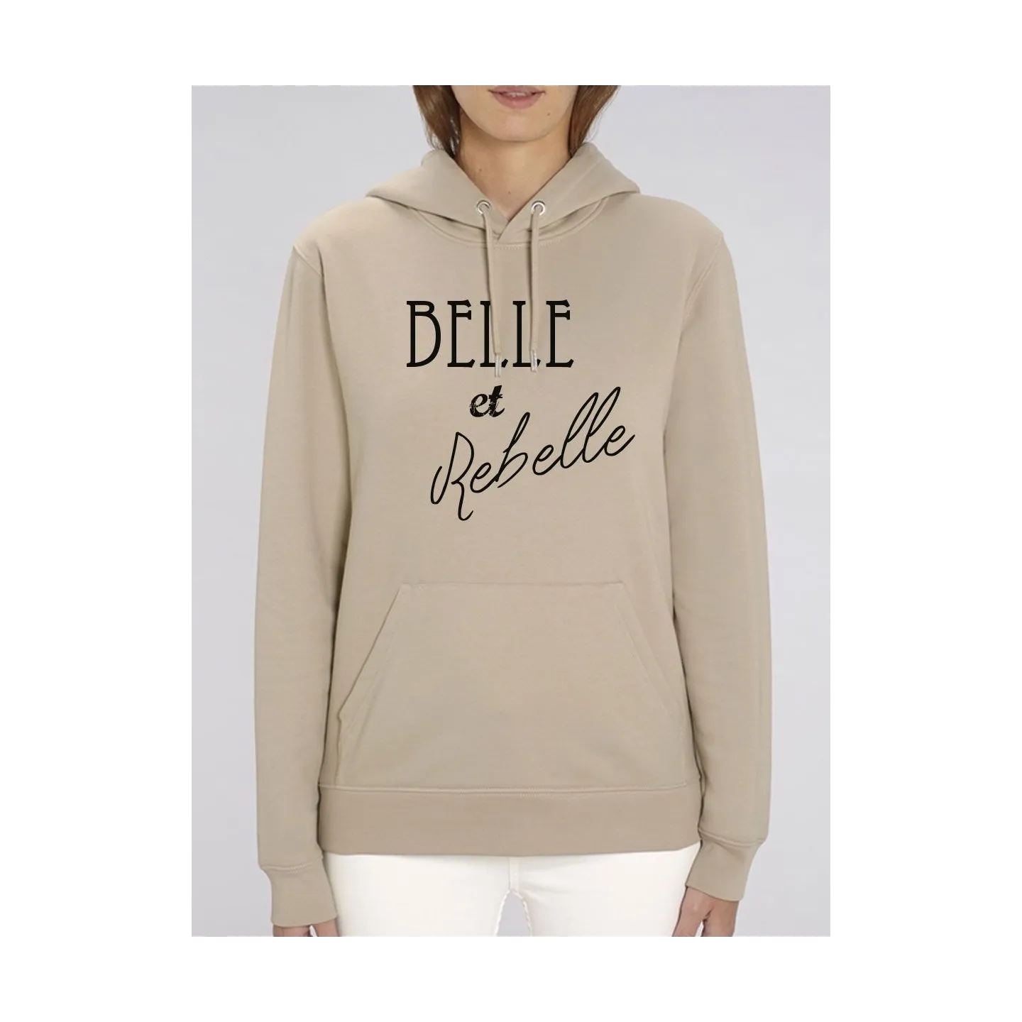 Sweat femme "Belle et rebelle"