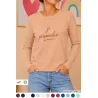 T SHIRT FEMME MANCHES LONGUES PERSONNALISABLE