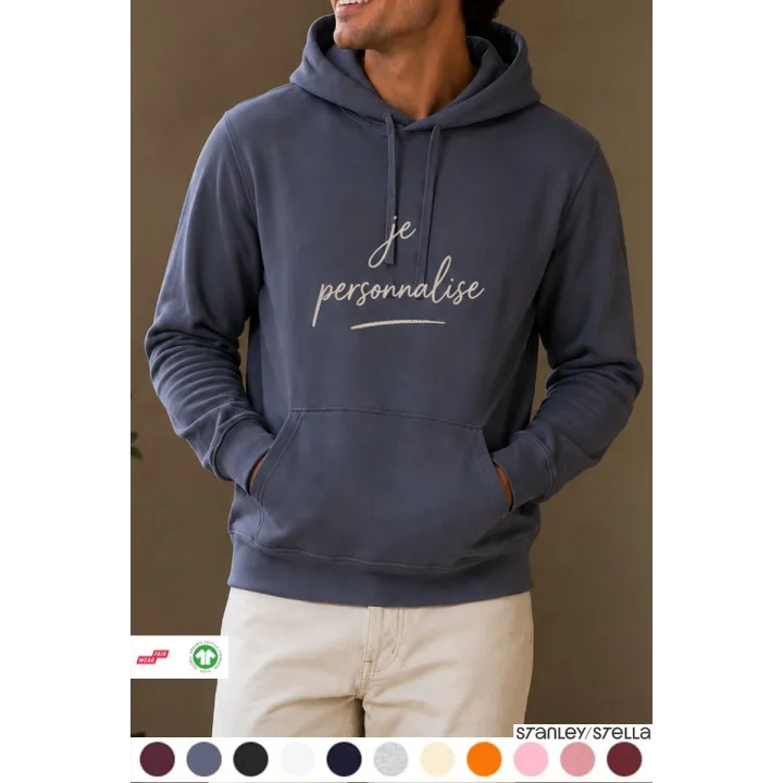 SWEAT CAPUCHE UNISEXE PERSONNALISABLE