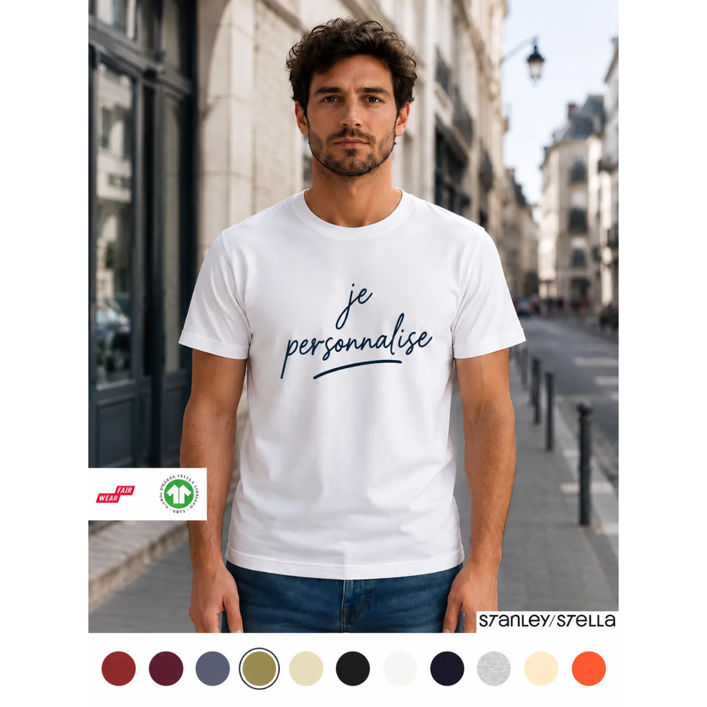 T SHIRT HOMME PERSONNALISABLE