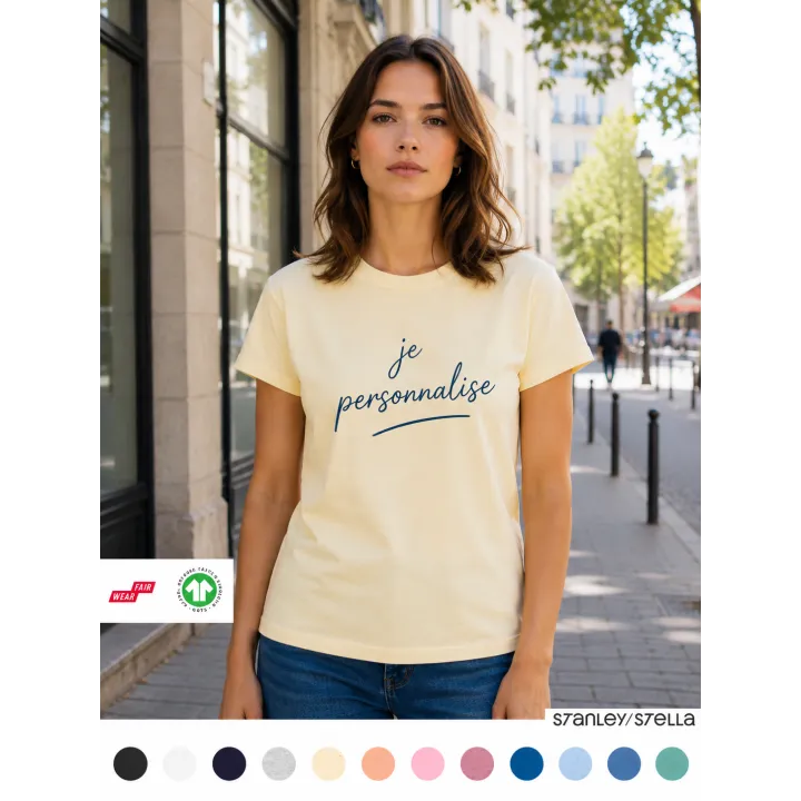 T SHIRT FEMME PERSONNALISABLE