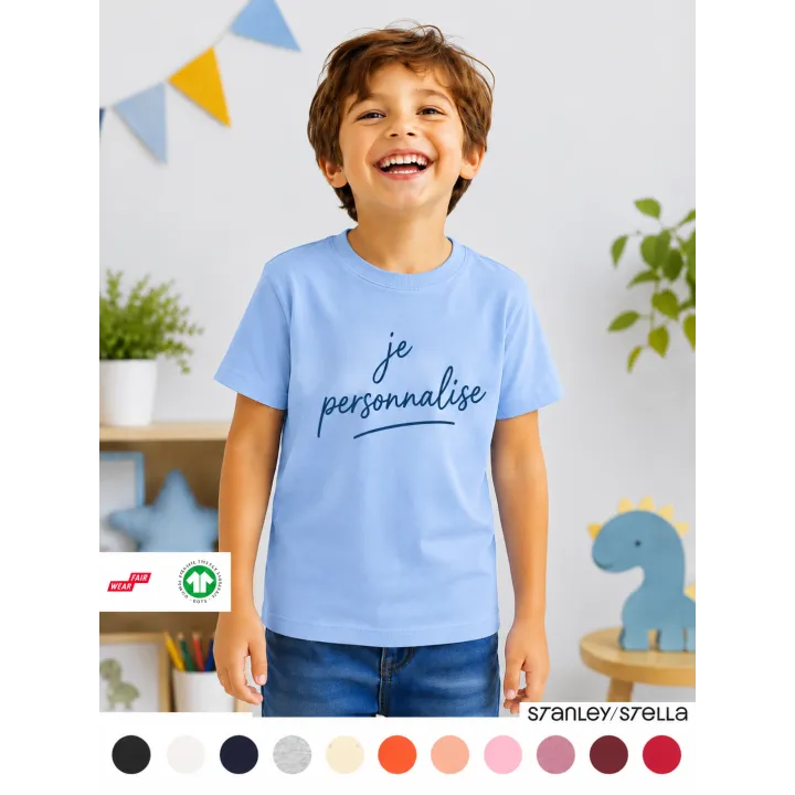 T SHIRT ENFANT PERSONNALISABLE