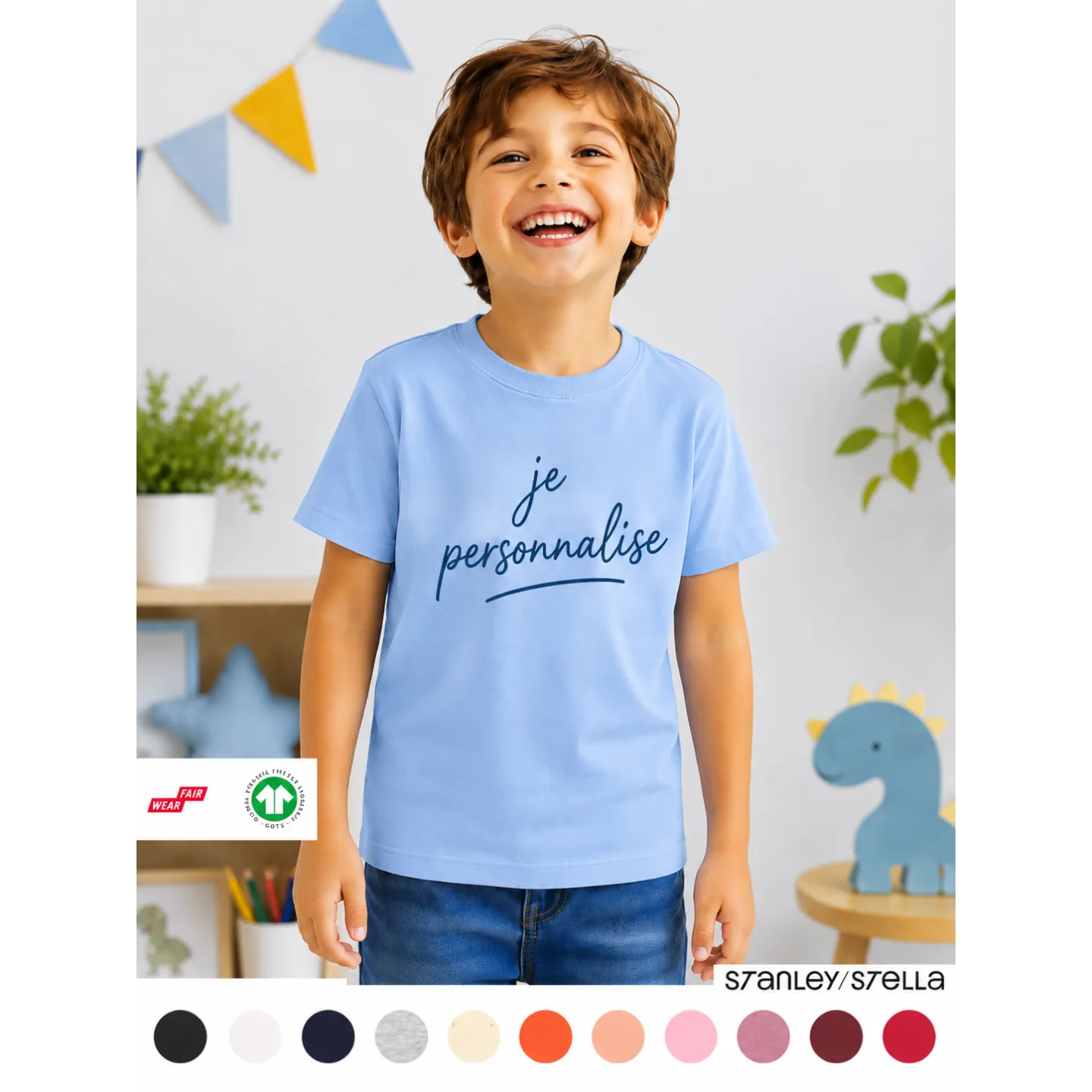 T SHIRT ENFANT PERSONNALISABLE