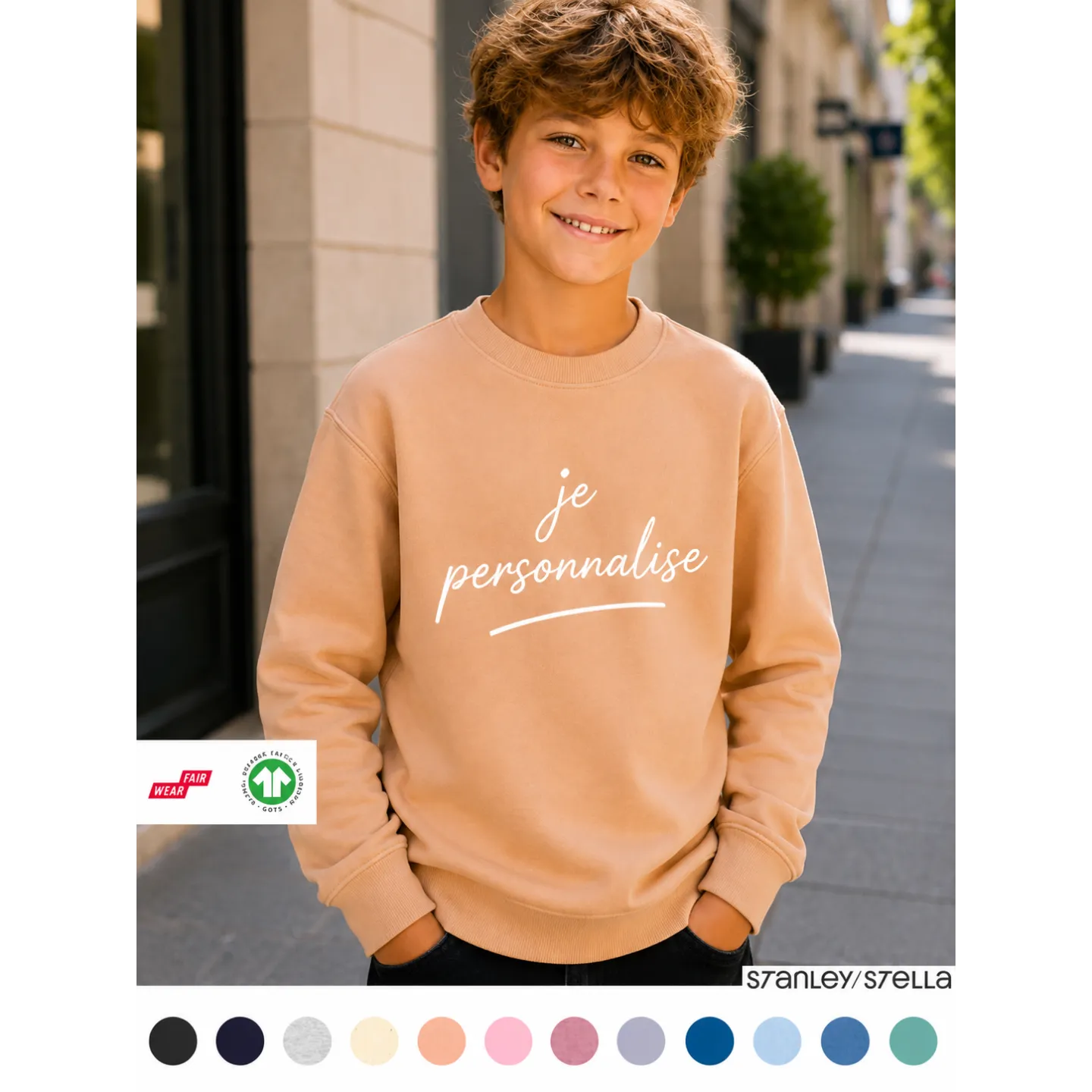 SWEAT ENFANT PERSONNALISABLE