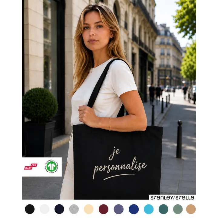 GRAND SHOPPING BAG PERSONNALISABLE