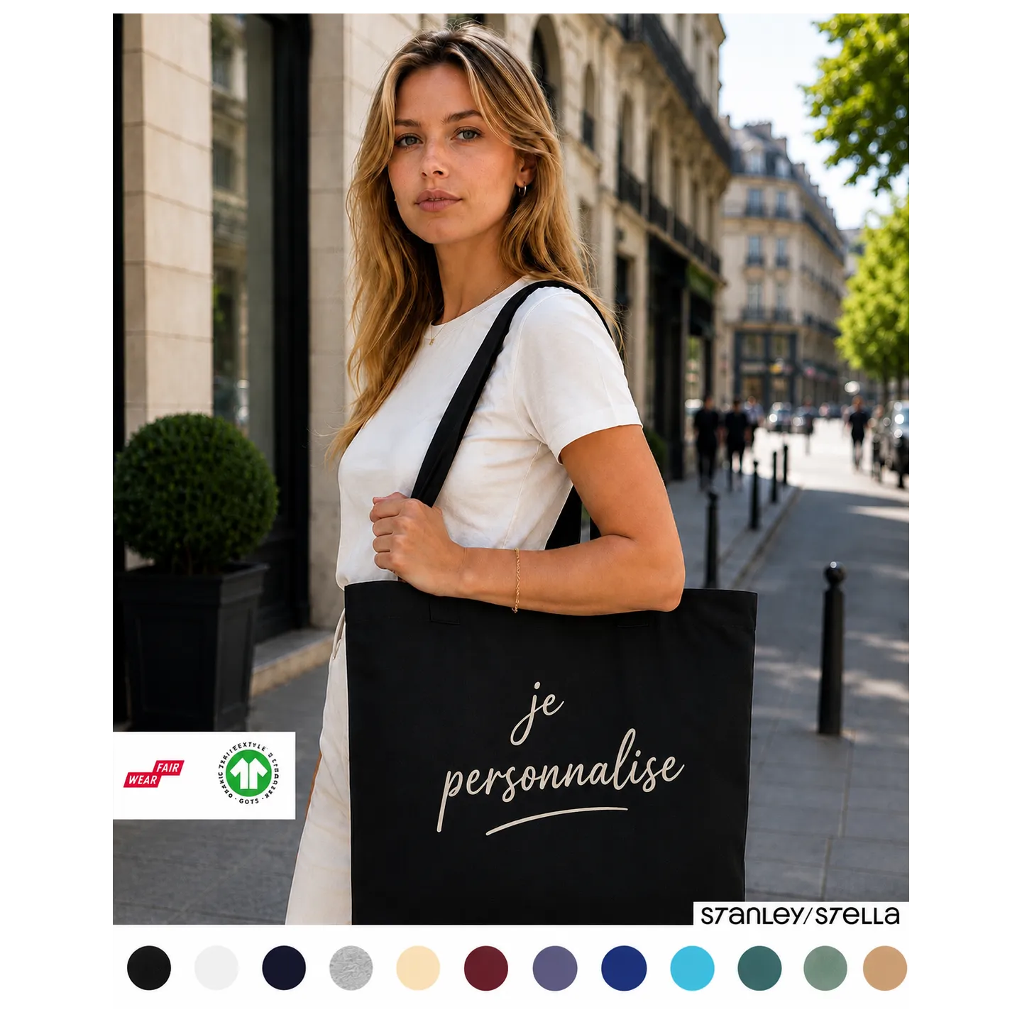 GRAND SHOPPING BAG PERSONNALISABLE