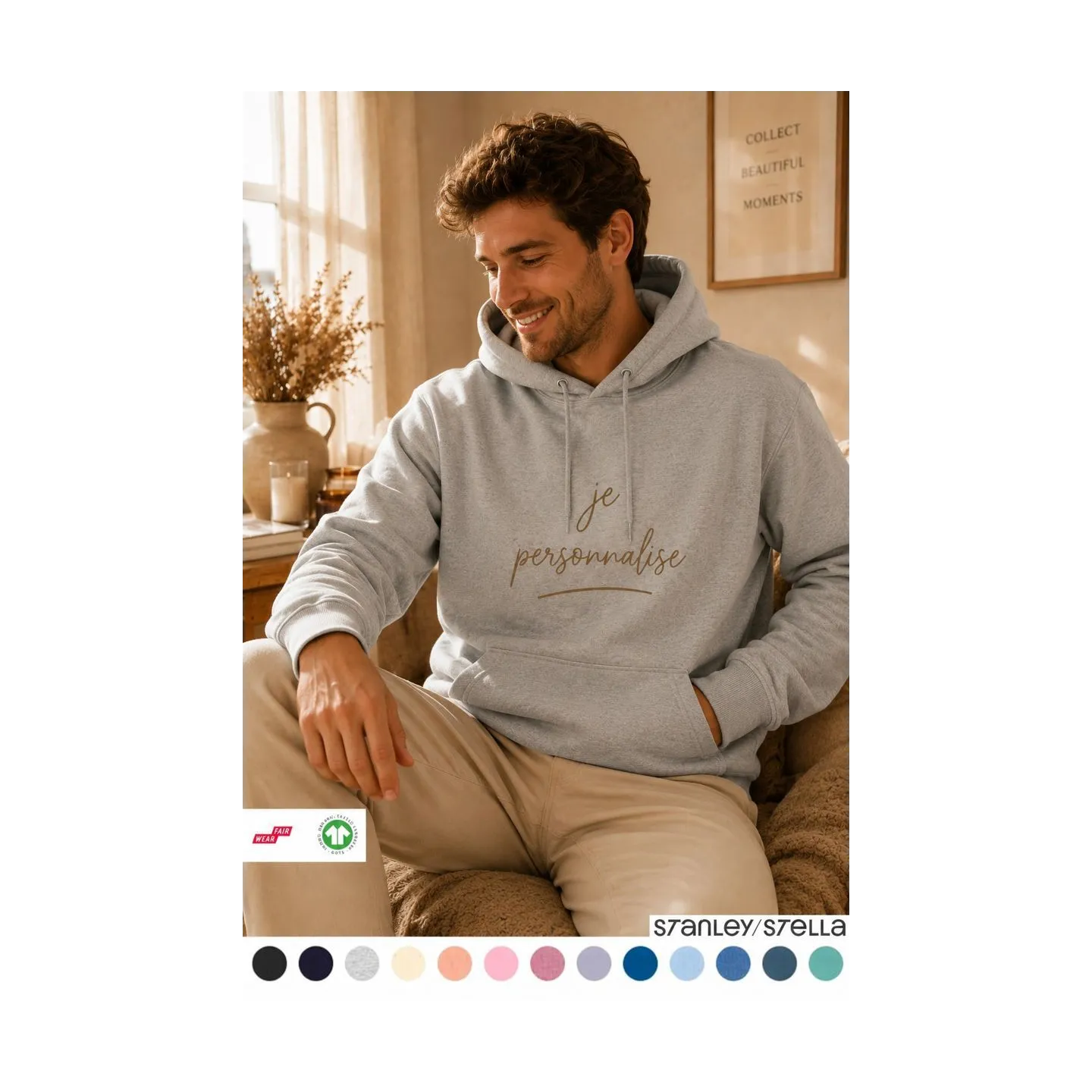 SWEAT CAPUCHE ÉPAIS À PERSONNALISER
