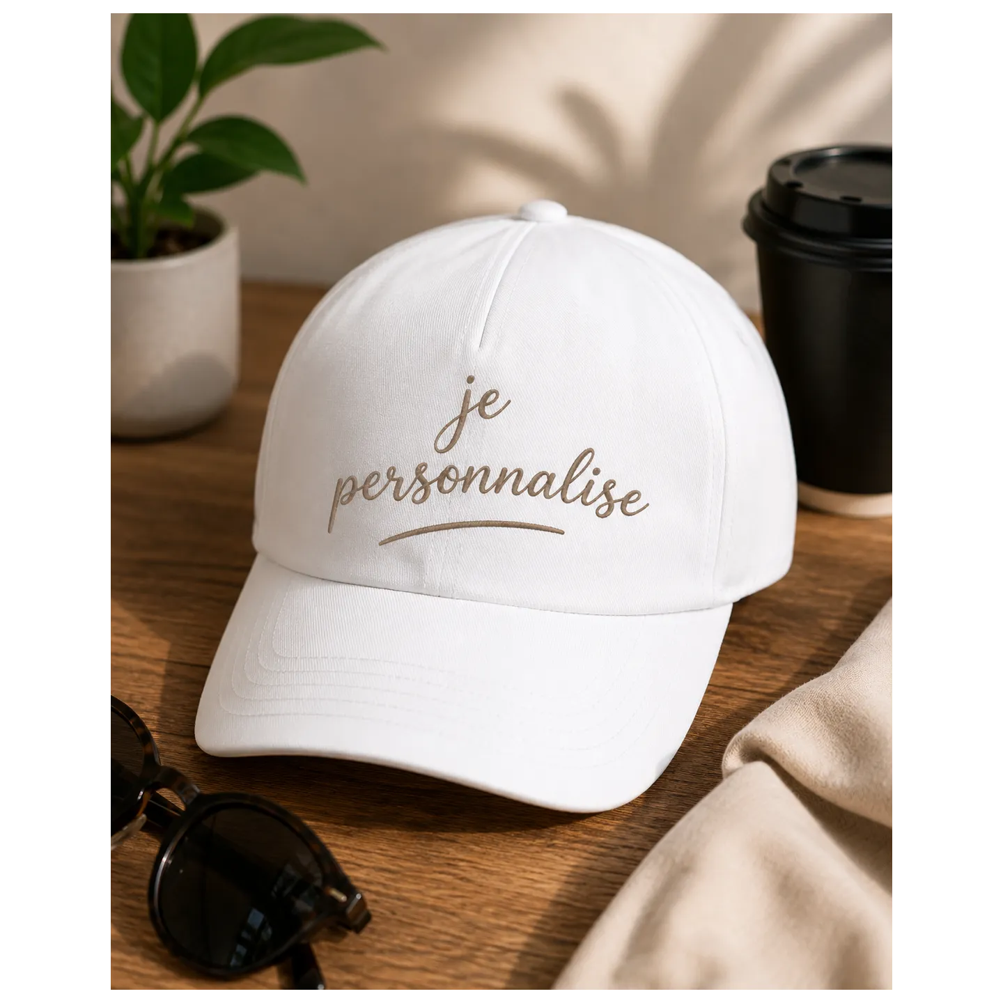 CASQUETTE EN COTON PERSONNALISABLE