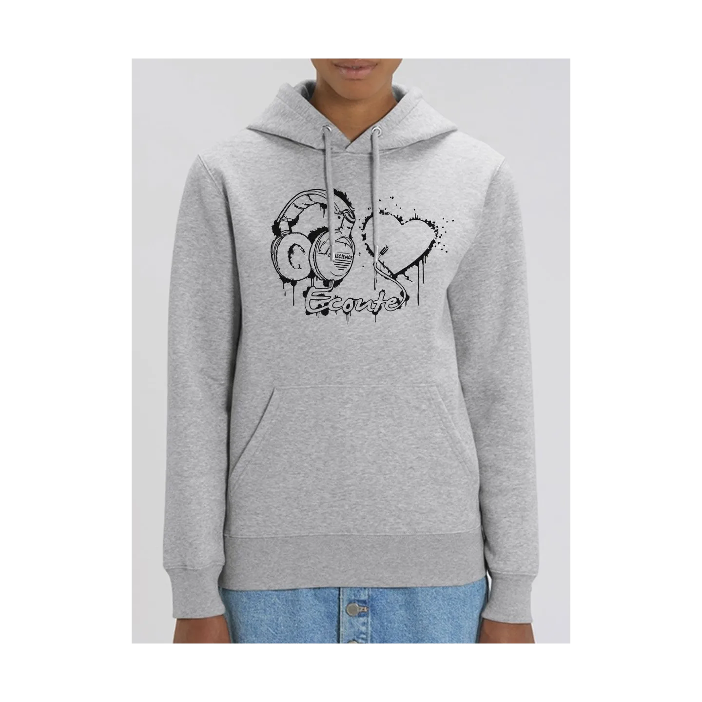 Sweat femme "Ecoute ton coeur"