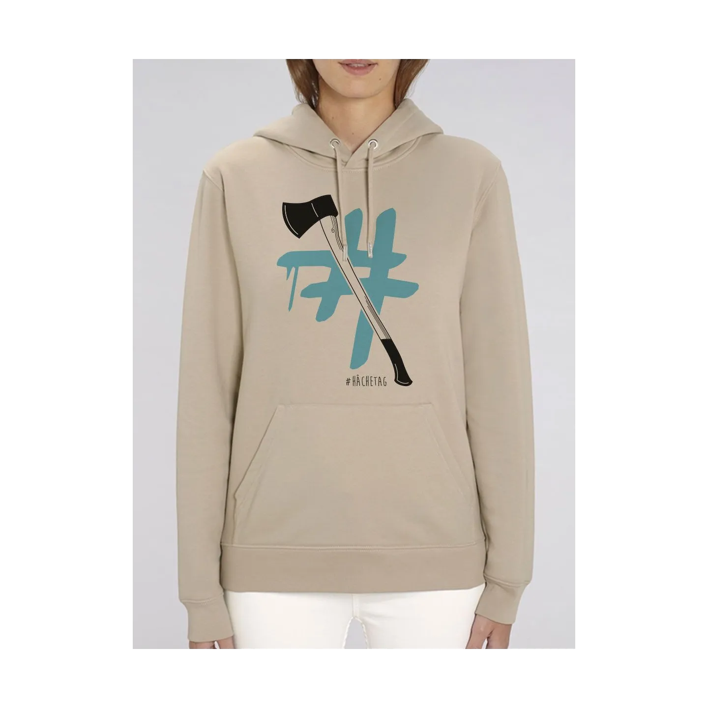 Sweat femme "Hachetag"