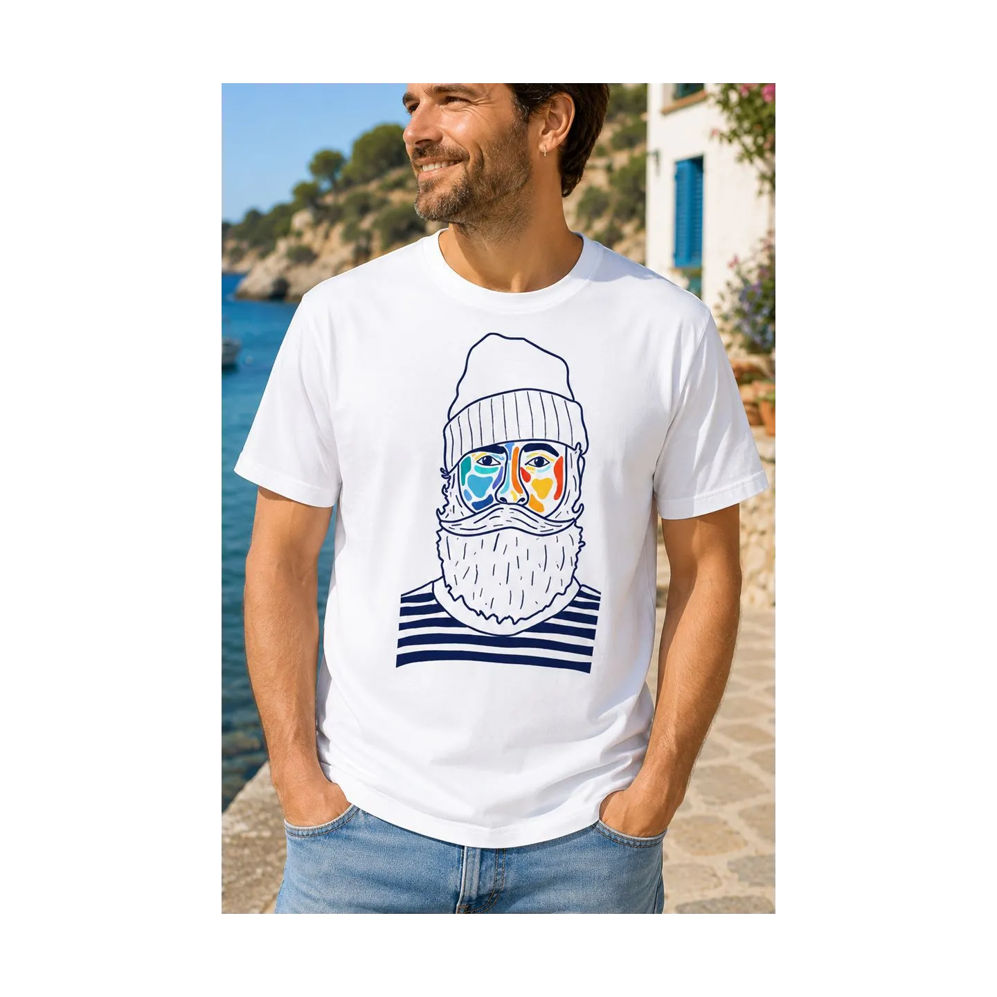 T-SHIRT HOMME "MARIN" BY ATELIER SALÉ