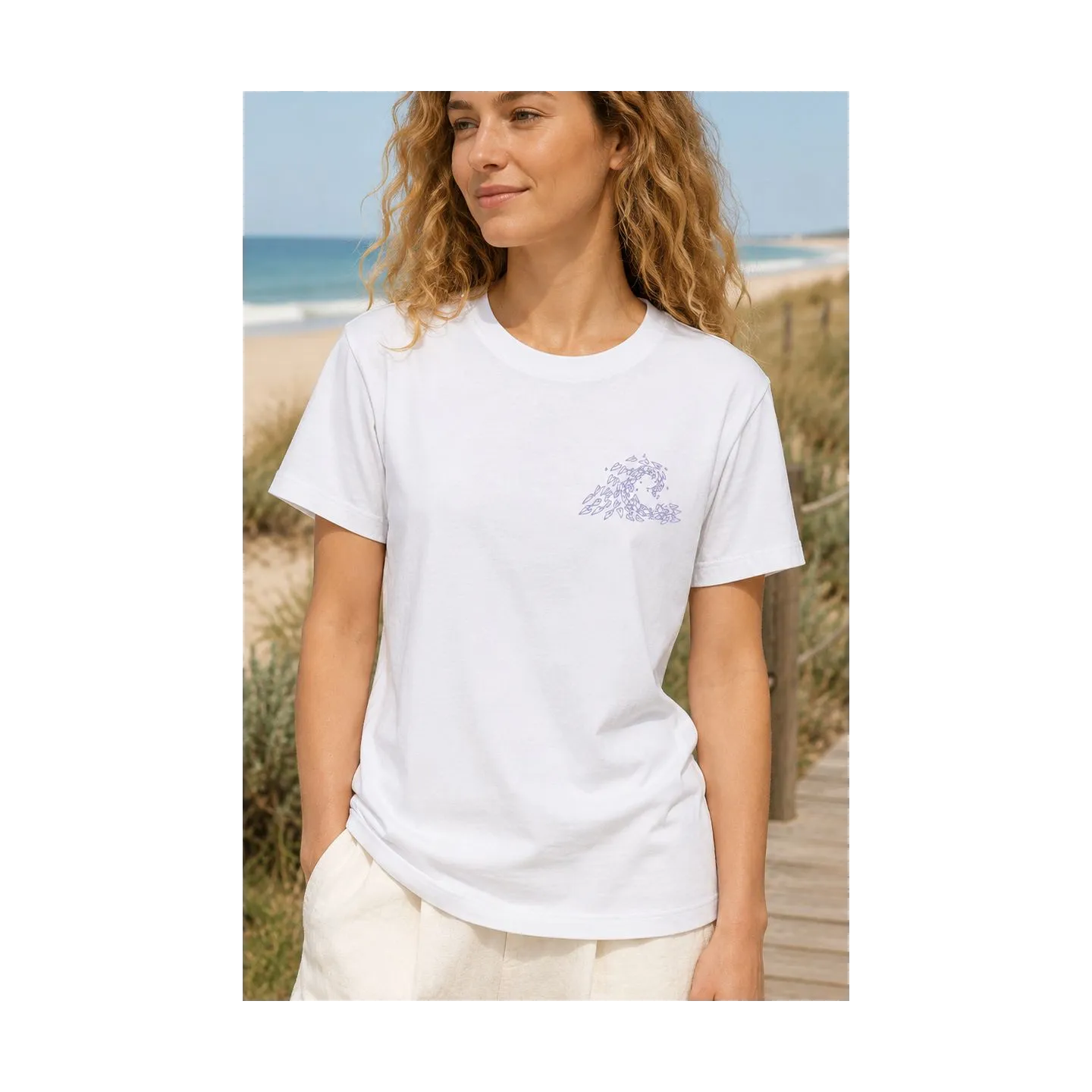 T-SHIRT ENFANTS "VAGUE D'AMOUR" BY ATELIER SALÉ