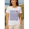 T-shirt Baleine marinière – Style éthique en coton bio & commerce équitable