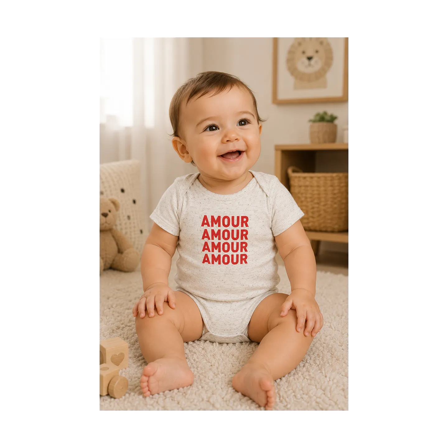 Body bébé ''Amour Amour Amour''