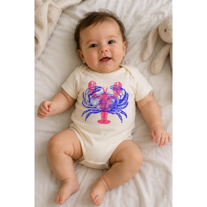 BODY BÉBÉ ''HOMARD/CRABE' PAR RULIANO DES BOIS