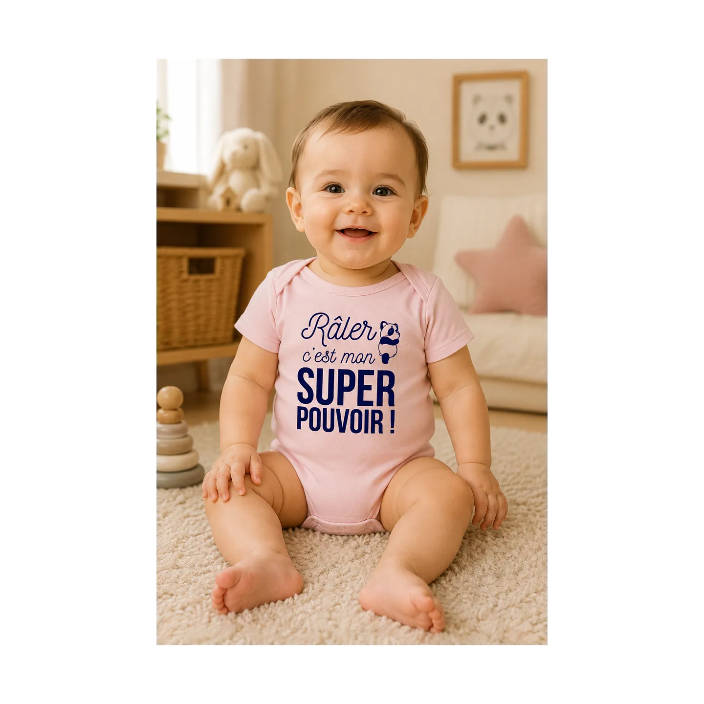 Body bébé "Râler c'est mon super pouvoir"