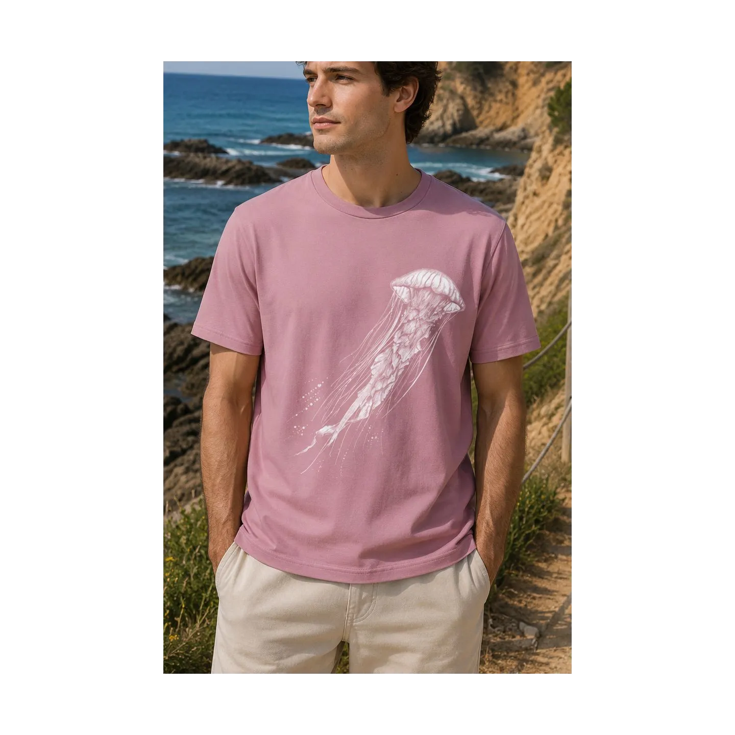 T-SHIRT HOMME MANCHES COURTES "DANCING QUEEN" BY THE INK