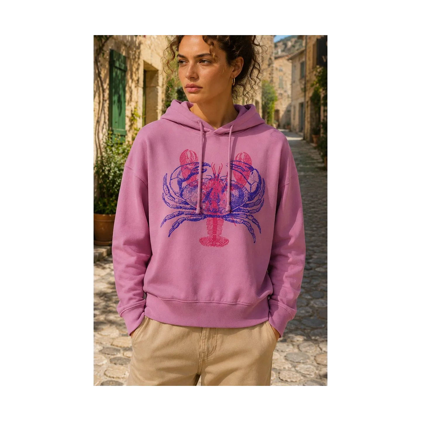 SWEAT FEMME "HOMARD/CRABE" PAR RULIANO DES BOIS