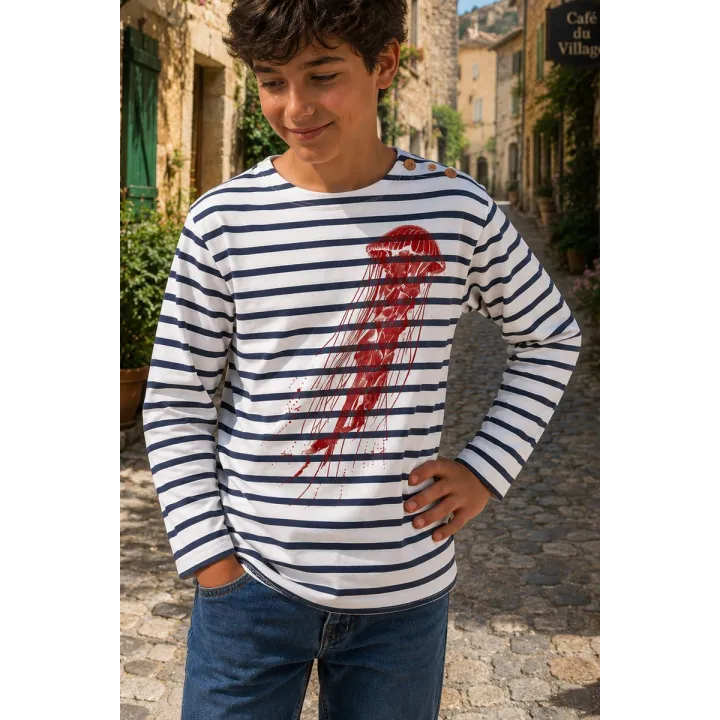 MARINIÈRE ENFANT "DANCING QUEEN" BY THE INK