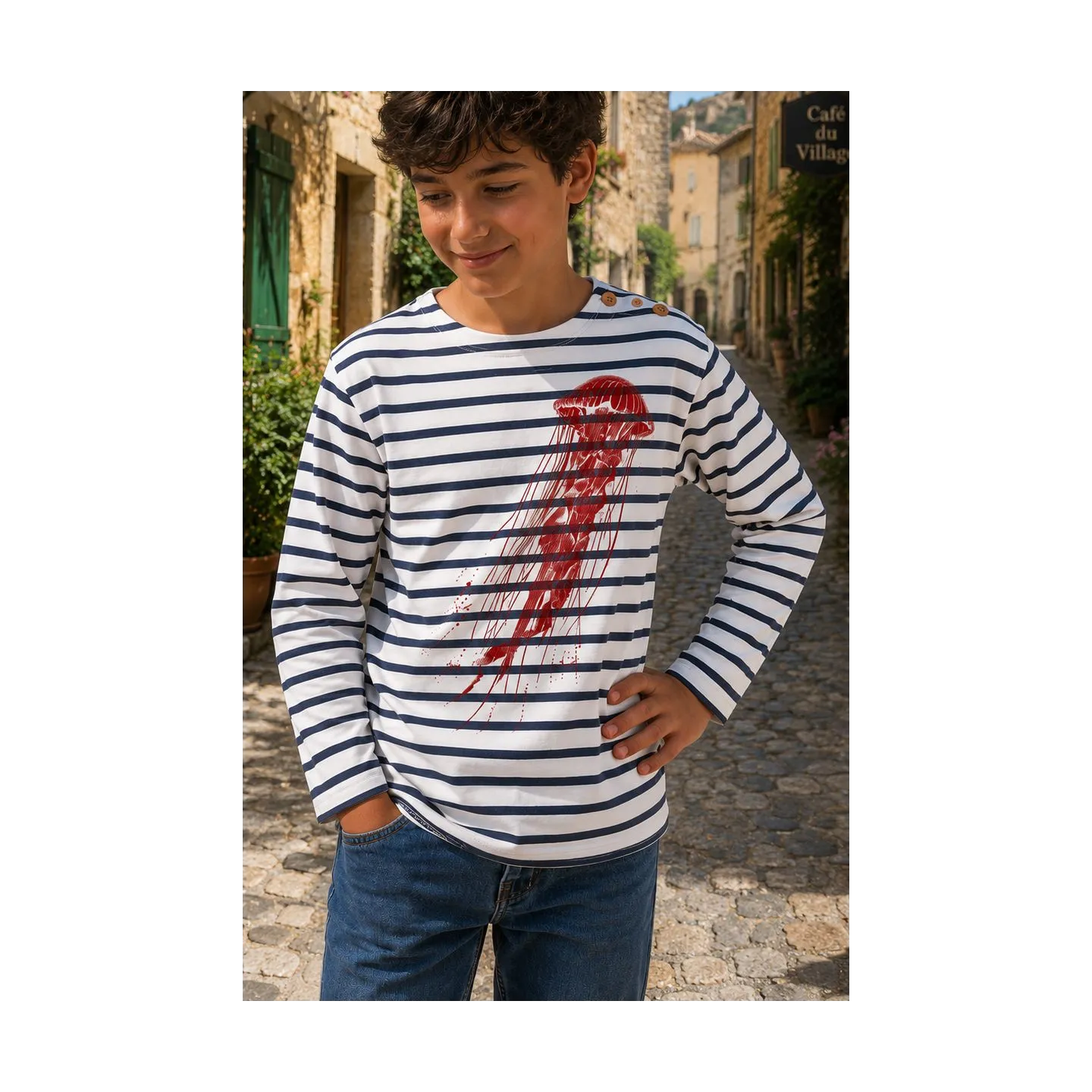 MARINIÈRE ENFANT "DANCING QUEEN" BY THE INK