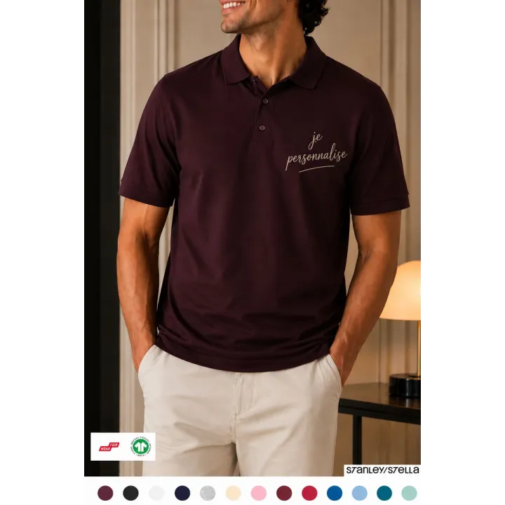 POLO HOMME BIO PERSONNALISABLE
