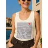 DÉBARDEUR FEMME "BALEINE MARINIERE" 