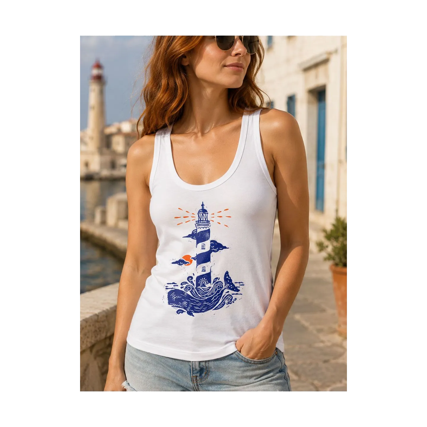 DÉBARDEUR FEMME "CACHALOT" BY JORDANS GENTS