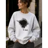 SWEAT FEMME COL ROND "ET MERDE"