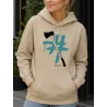 Sweat femme hachetag hashtag : sweat fun en coton bio