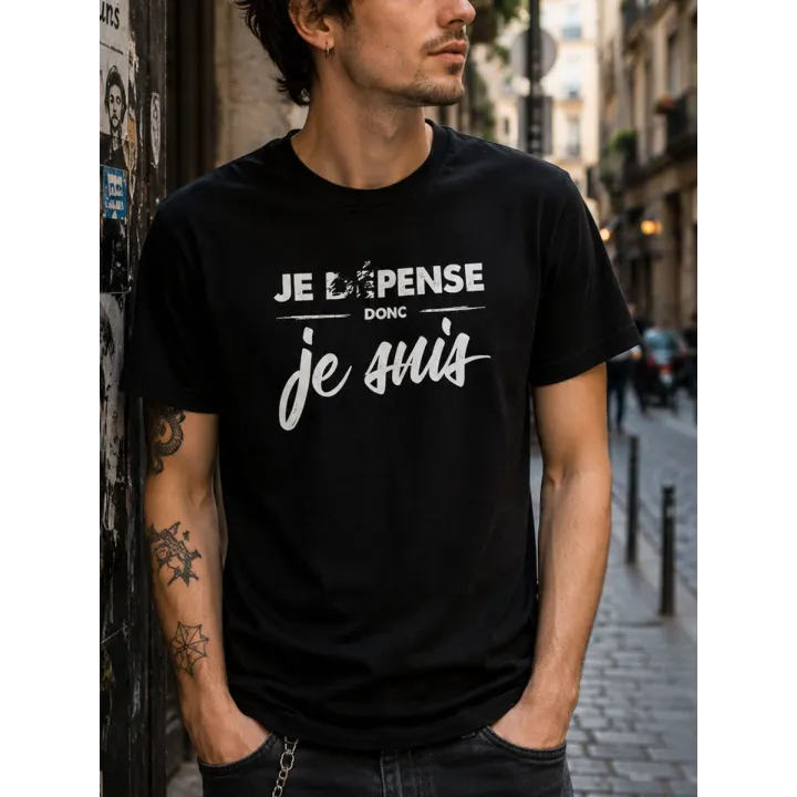 T shirt je depense : un tee shirt original, décalé en coton bio