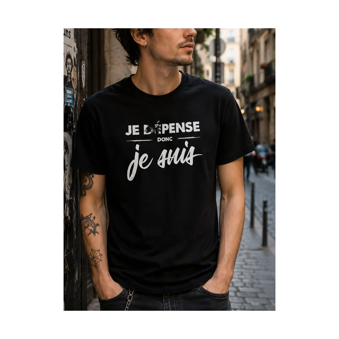 T shirt je depense : un tee shirt original, décalé en coton bio