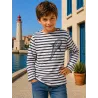 MARINIÈRE ENFANT MANCHES LONGUES "OCEANETOILE" BY THE INK