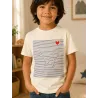 Tee shirt enfant "Baleine marinière"
