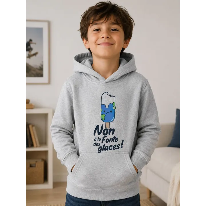 glace : sweat enfant rigolo, marrant, de la marque conscience