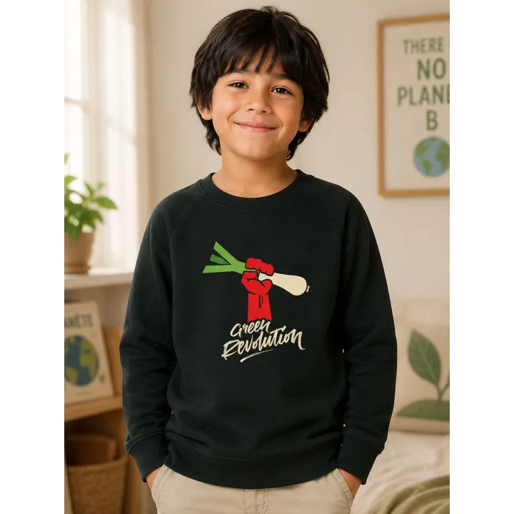 Sweat enfant "Green revolution"