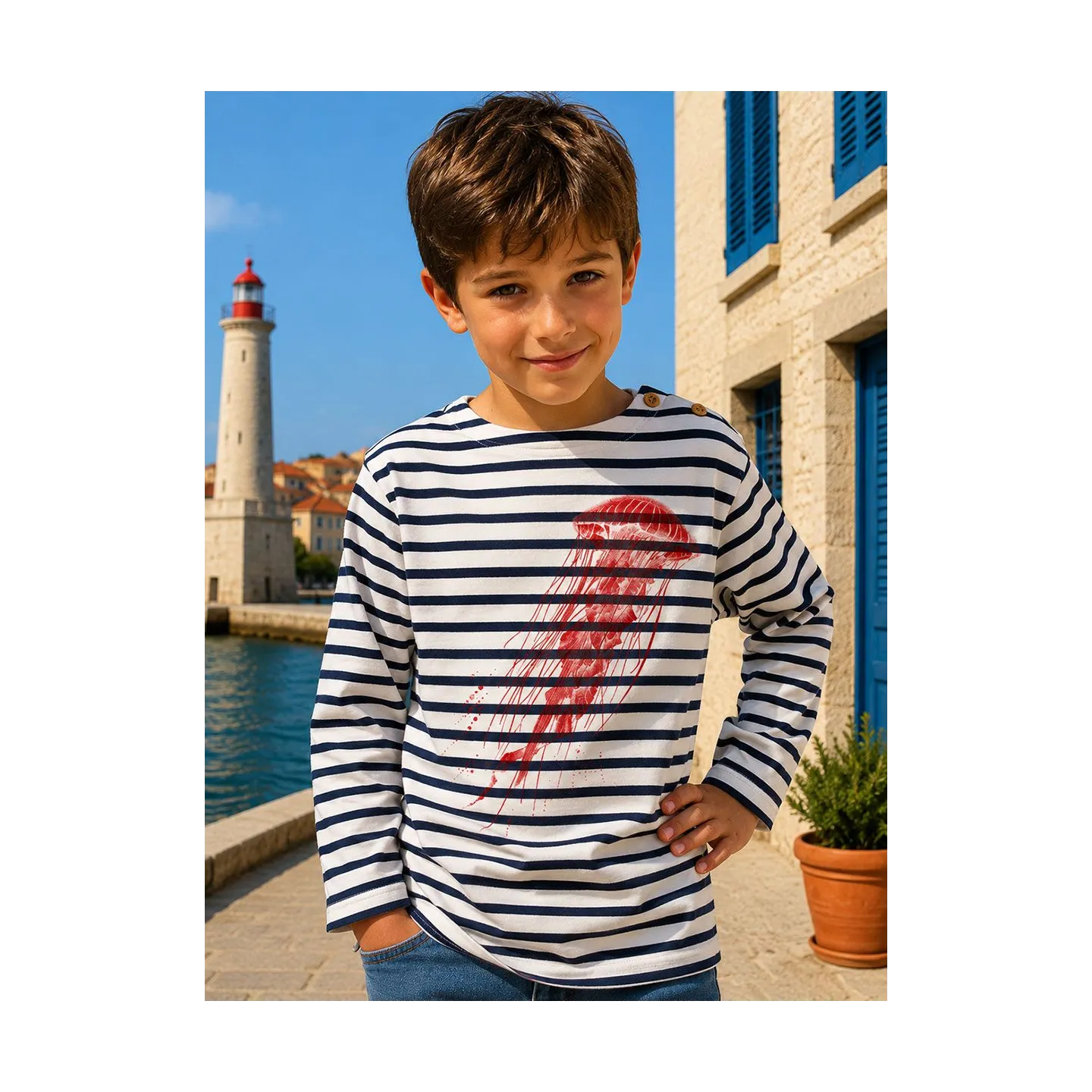 MARINIÈRE ENFANT "DANCING QUEEN" BY THE INK